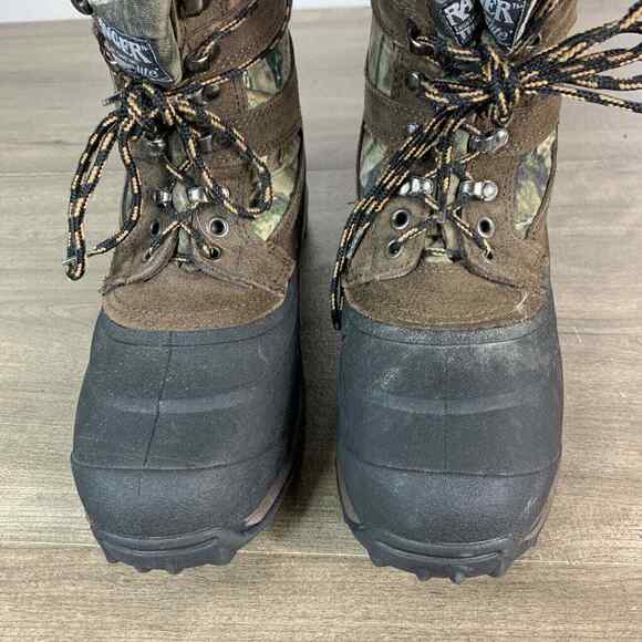 Ranger Thermolite Insulated Winter Snow Camo Boots Waterproof Leather Duck Sz 9 main image 4